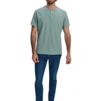 PLAYERA MEDIA ALETILLA AZUL TURQUESA NEXT CO