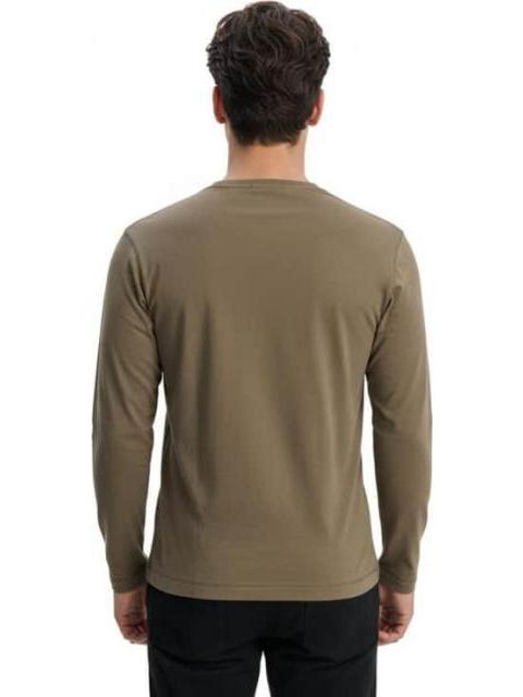 PLAYERA MEDIA ALETILLA VERDE OLIVO NEXT CO - Imagen 5
