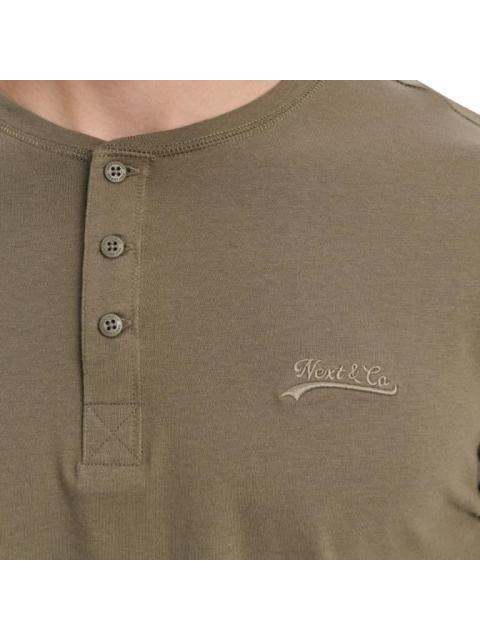 PLAYERA MEDIA ALETILLA VERDE OLIVO NEXT CO - Imagen 6