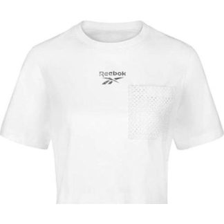 PLAYERA MESH CROPPED T-SHIRT BLANCO REEBOK