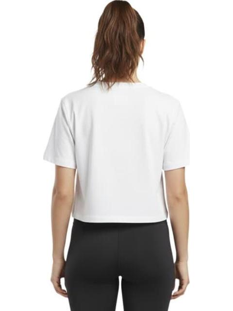 PLAYERA MESH CROPPED T-SHIRT BLANCO REEBOK - Imagen 5