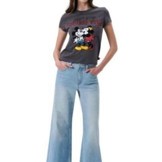 PLAYERA MICKEY MOUSE GRIS MINNIE MOUSE