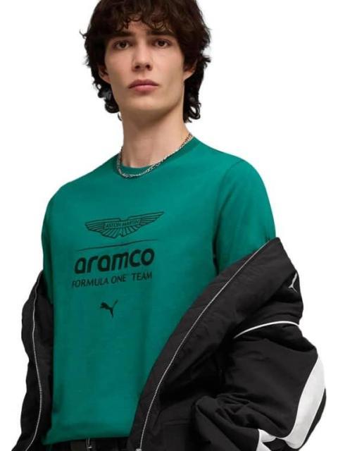 PLAYERA MOTORSPORT AMF1 ESSENTIAL BIG LOGO TEE (REGULAR) VERDE PUMA - Imagen 2