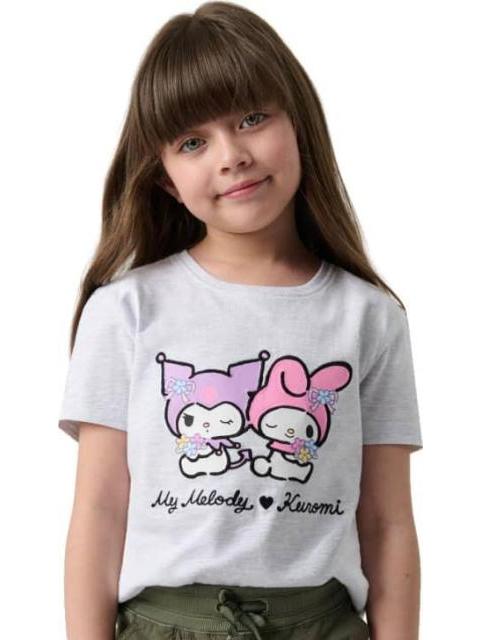 PLAYERA MY MELODY KUROMI GRIS MY MELODY KUROMI - Imagen 2