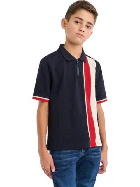 PLAYERA POLO AZUL MARINO NEXT CO - Imagen 3
