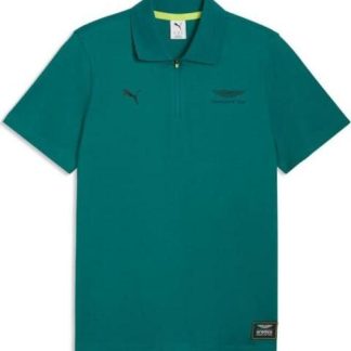 PLAYERA POLO MOTORSPORT AMF1 JACQUARD POLO (REGULAR) VERDE PUMA