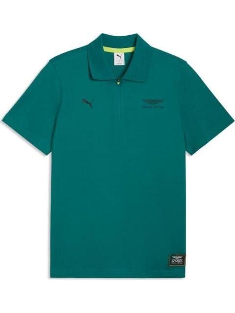 PLAYERA POLO MOTORSPORT AMF1 JACQUARD POLO (REGULAR) VERDE PUMA