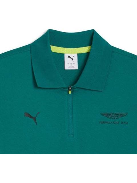 PLAYERA POLO MOTORSPORT AMF1 JACQUARD POLO (REGULAR) VERDE PUMA - Imagen 3