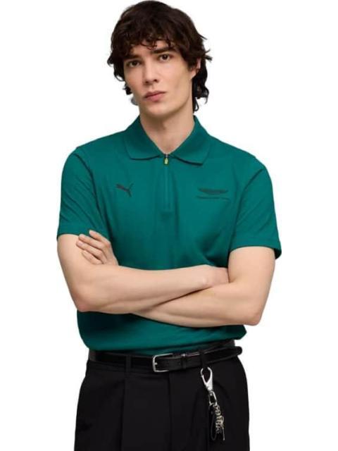 PLAYERA POLO MOTORSPORT AMF1 JACQUARD POLO (REGULAR) VERDE PUMA - Imagen 4