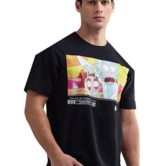 PLAYERA RICK AND MORTY NEGRO RICK AND MORTY