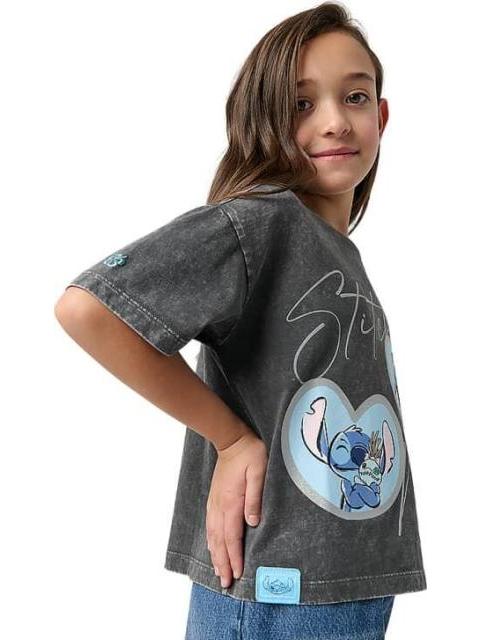 PLAYERA STITCH ANGEL GRIS DISNEY - Imagen 4