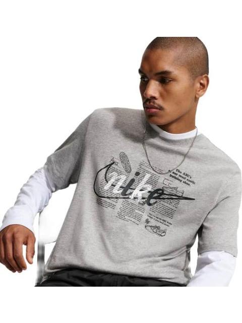 PLAYERA U NSW TEE STD CELEBRATE BRND GRIS NIKE - Imagen 5