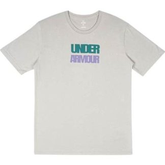 PLAYERA UA M BLOCK LOGO SS GRIS UNDER ARMOUR MEXICO