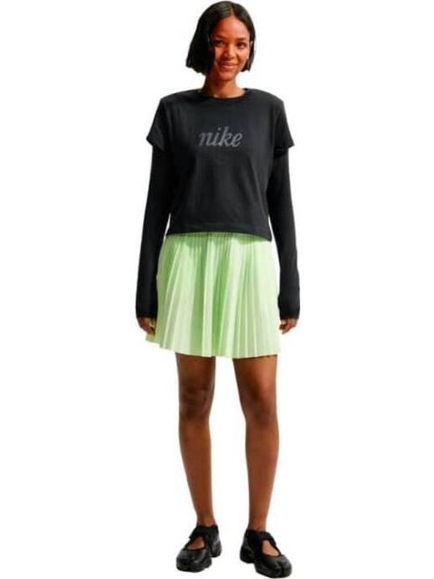 PLAYERA W NSW CLUB SS TEE HBR MD S26 NEGRO NIKE - Imagen 4
