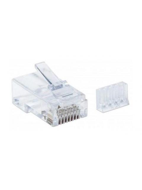 INTELLINET CONECTOR RJ-45 PARA CABLE CAT6 UTP TRANSPARENTE 90 PIEZAS - Imagen 4