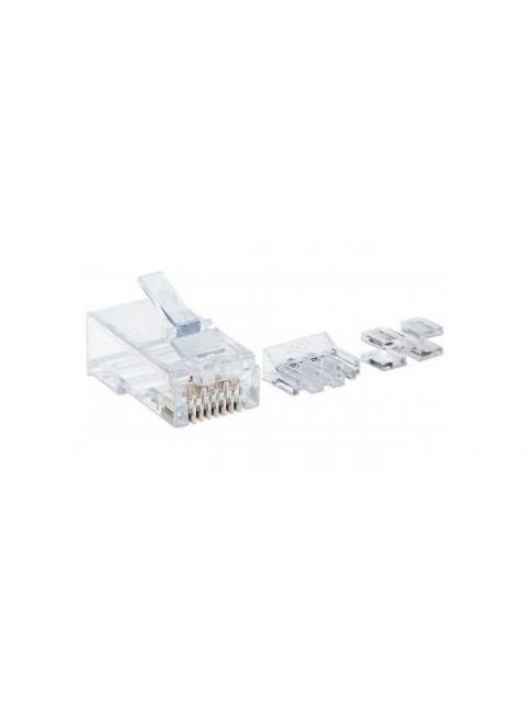 INTELLINET PLUG RJ-45 CAT6A UTP SOLIDO BOTE CON 80 PIEZAS TRANSPARENTES - Imagen 3