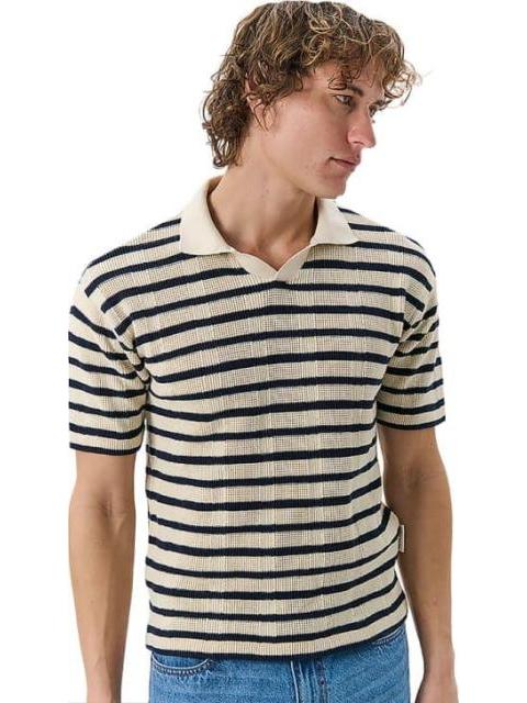 POLO CUELLO ABIERTO BEIGE D.E.E.P SELECTION - Imagen 4