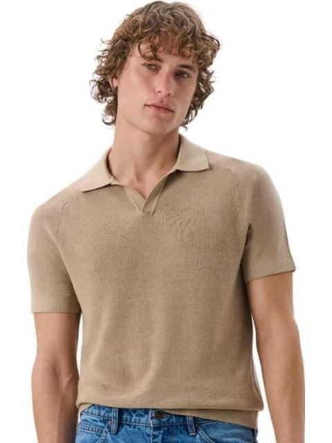 POLO CUELLO ABIERTO BEIGE D.E.E.P SELECTION - Imagen 5