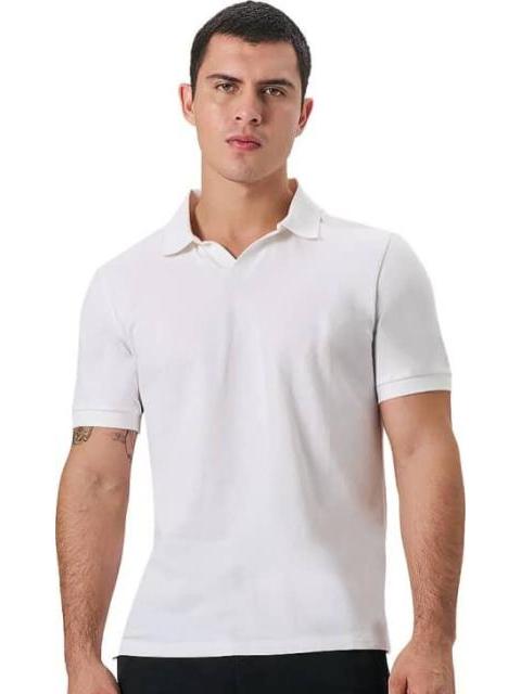 POLO CUELLO ABIERTO BLANCO NEXT CO - Imagen 2