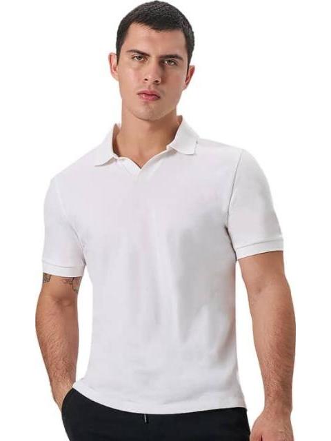 POLO CUELLO ABIERTO BLANCO NEXT CO - Imagen 3