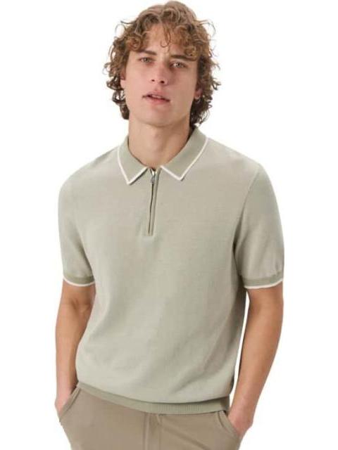 POLO CUELLO ABIERTO VERDE OLIVO D.E.E.P SELECTION - Imagen 4
