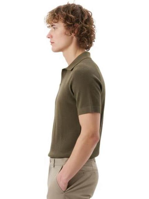 POLO CUELLO ABIERTO VERDE OLIVO D.E.E.P SELECTION - Imagen 5