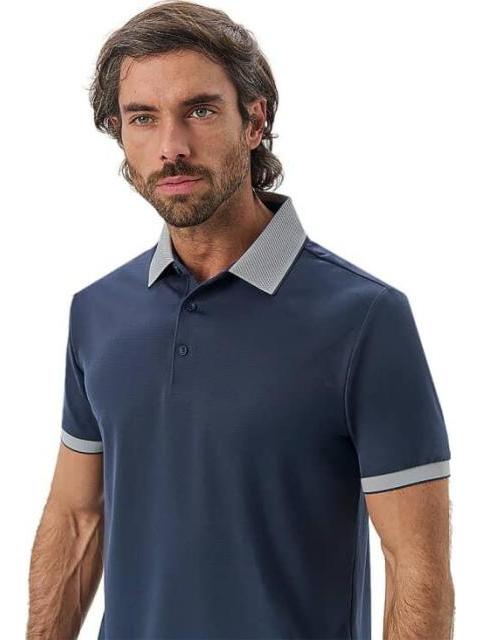 POLO CUELLO CAMISERO AZUL D.E.E.P SELECTION - Imagen 2