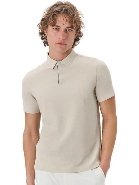 POLO CUELLO CAMISERO BEIGE D.E.E.P SELECTION - Imagen 2