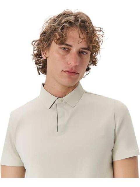 POLO CUELLO CAMISERO BEIGE D.E.E.P SELECTION - Imagen 5