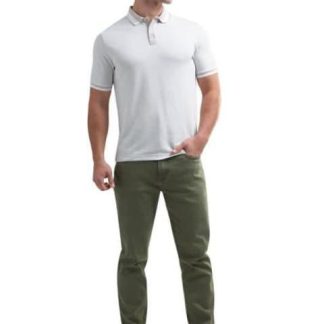 POLO CUELLO CAMISERO GRIS NEXT CO