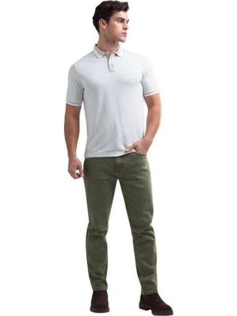 POLO CUELLO CAMISERO GRIS NEXT CO