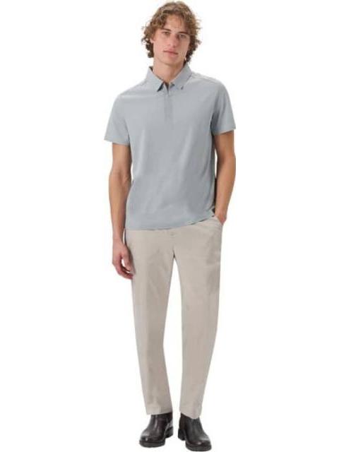 POLO CUELLO CAMISERO GRIS NEXT CO