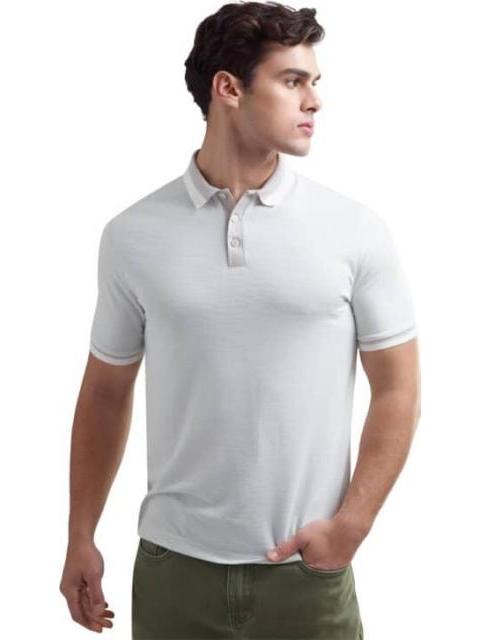 POLO CUELLO CAMISERO GRIS NEXT CO - Imagen 3