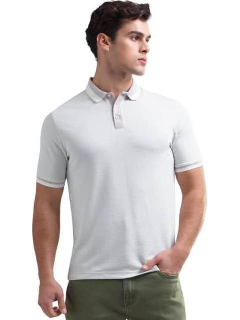 POLO CUELLO CAMISERO GRIS NEXT CO - Imagen 4