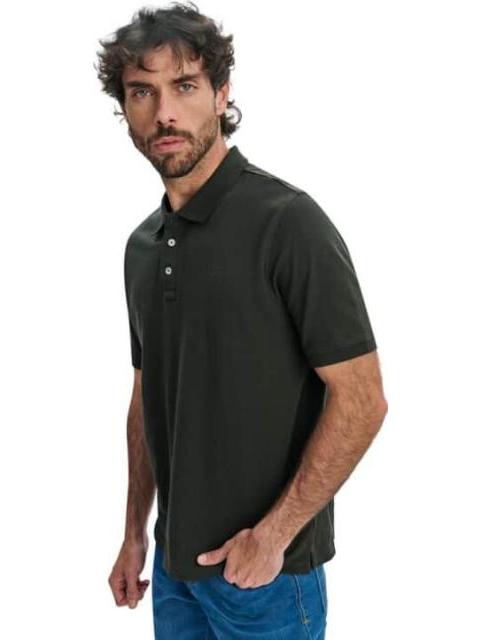 POLO CUELLO CAMISERO VERDE NEXT CO - Imagen 4