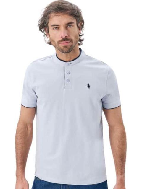 POLO CUELLO MAO AZUL CIELO HPC POLO - Imagen 5