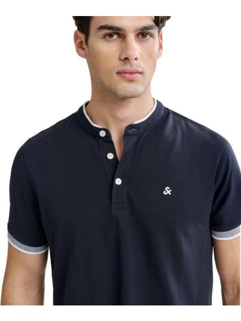POLO CUELLO MAO AZUL MARINO NEXT CO - Imagen 2