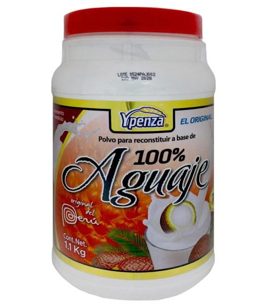 POLVO 100% AGUAJE SABOR MANGO 1.100KG ORIGINAL DE PERU SOLO PARA DIABETICOS