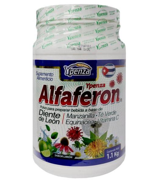 POLVO ALFAFERON SABOR LIMON 1.100 KG DIENTE DE LEON MANZANILLA TE SOLO PARA DIABETICOS