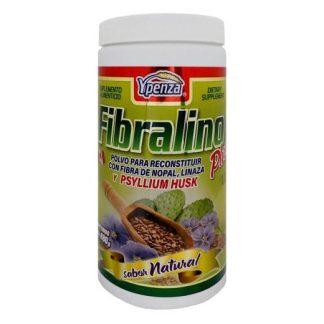 POLVO FIBRALINO PLUS (PSYLLIUM HUSK ) SABOR NATURAL 480 GR PARA R SOLO PARA DIABETICOS