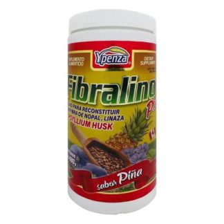 POLVO FIBRALINO PLUS (PSYLLIUM HUSK ) SABOR PIÑA 480 GR PARA RECON SOLO PARA DIABETICOS