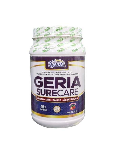 POLVO GERIA SURE CARE MORADO SABOR FRESA 1.100 KG HIERRO ZING CAL SOLO PARA DIABETICOS