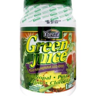 POLVO GREEN JUICE 1.100KG NOPAL PIÑA APIO CLOROFILA SOLO PARA DIABETICOS