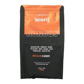 POLVO MEZCLA DE 9 HONGOS MELENA DE LEON CORDYCEPS SHITAKE COLA DE WINFIT PRODUCTS