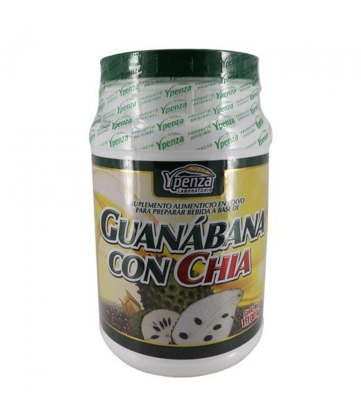 POLVO PARA PREPARAR BEBIDA A BASE DE GUANABANA CON CHIA 1.100 KG SOLO PARA DIABETICOS