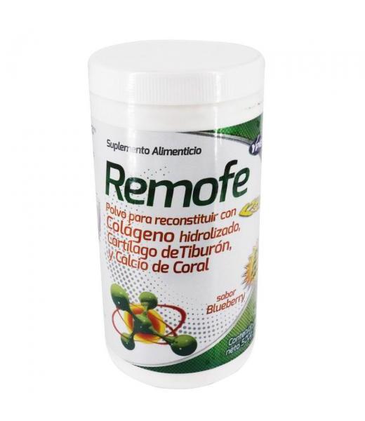 POLVO REMOFE VERDE BEBIDA SABOR BLUEBERRY 500 GR COLAGENO HIDROLI SOLO PARA DIABETICOS