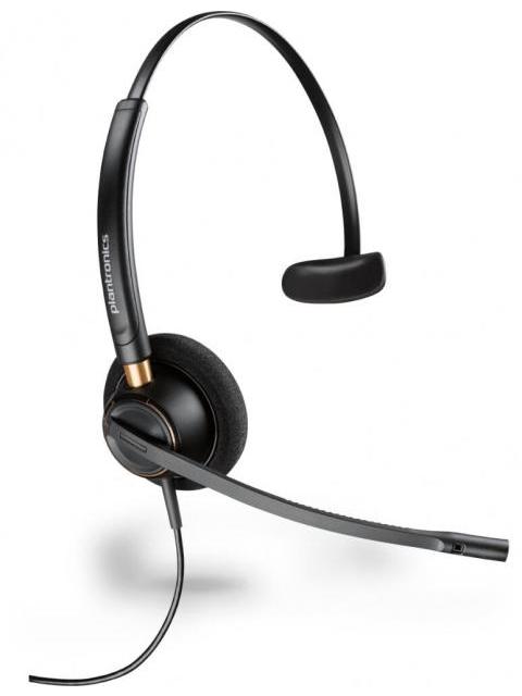 POLY AUDIFONO MONOAURAL ENCOREPRO 510 CON NOISE-CANCELING ALAMBRICO QUICK DISCONNECT (QD) NEGRO