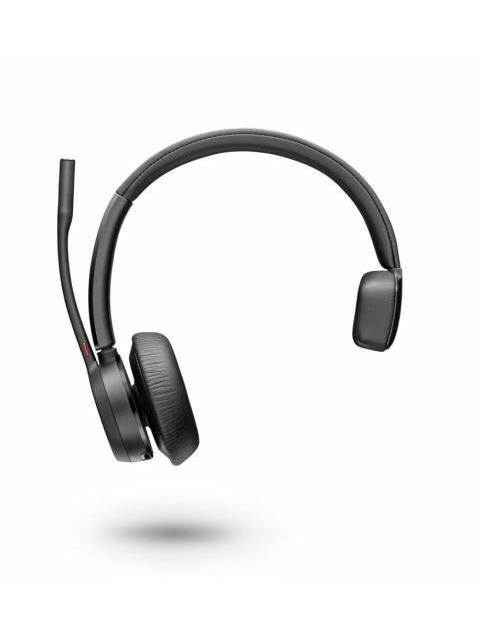 POLY AUDIFONOS CON MICROFONO VOYAGER 4300 UC MONO INALAMBRICO BLUETOOTH USB-A NEGRO