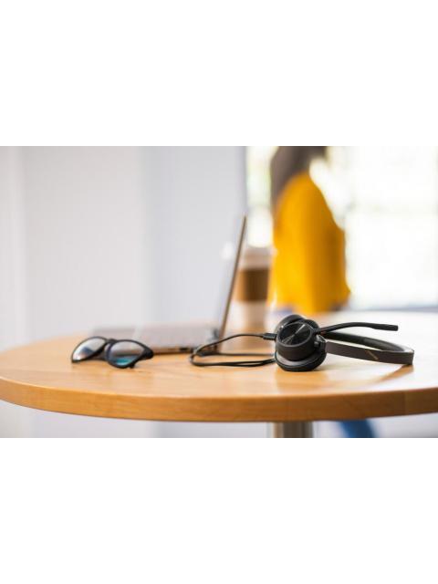 POLY AUDIFONOS CON MICROFONO VOYAGER 4320 MS CON BASE BLUETOOTH INALAMBRICO NEGRO - Imagen 5