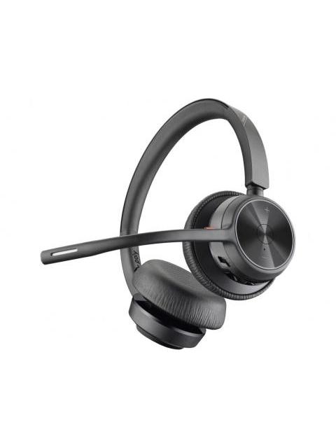 POLY AUDIFONOS CON MICROFONO VOYAGER 4320 UC BLUETOOTH INALAMBRICO USB-A NEGRO - Imagen 2
